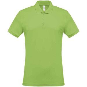 Kariban Mens Pique Polo Shirt / Lime Green